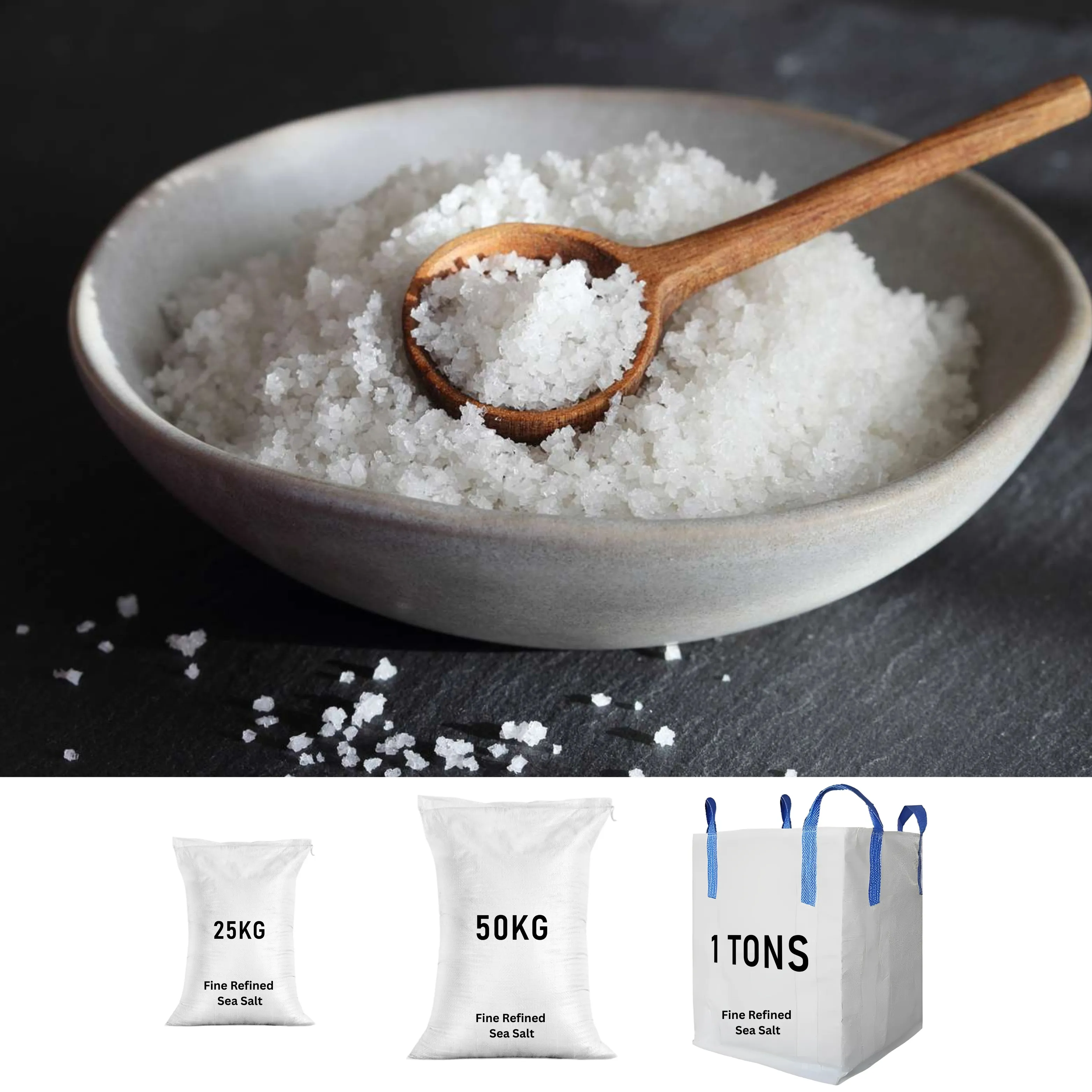 Fine Refined Sea Salt