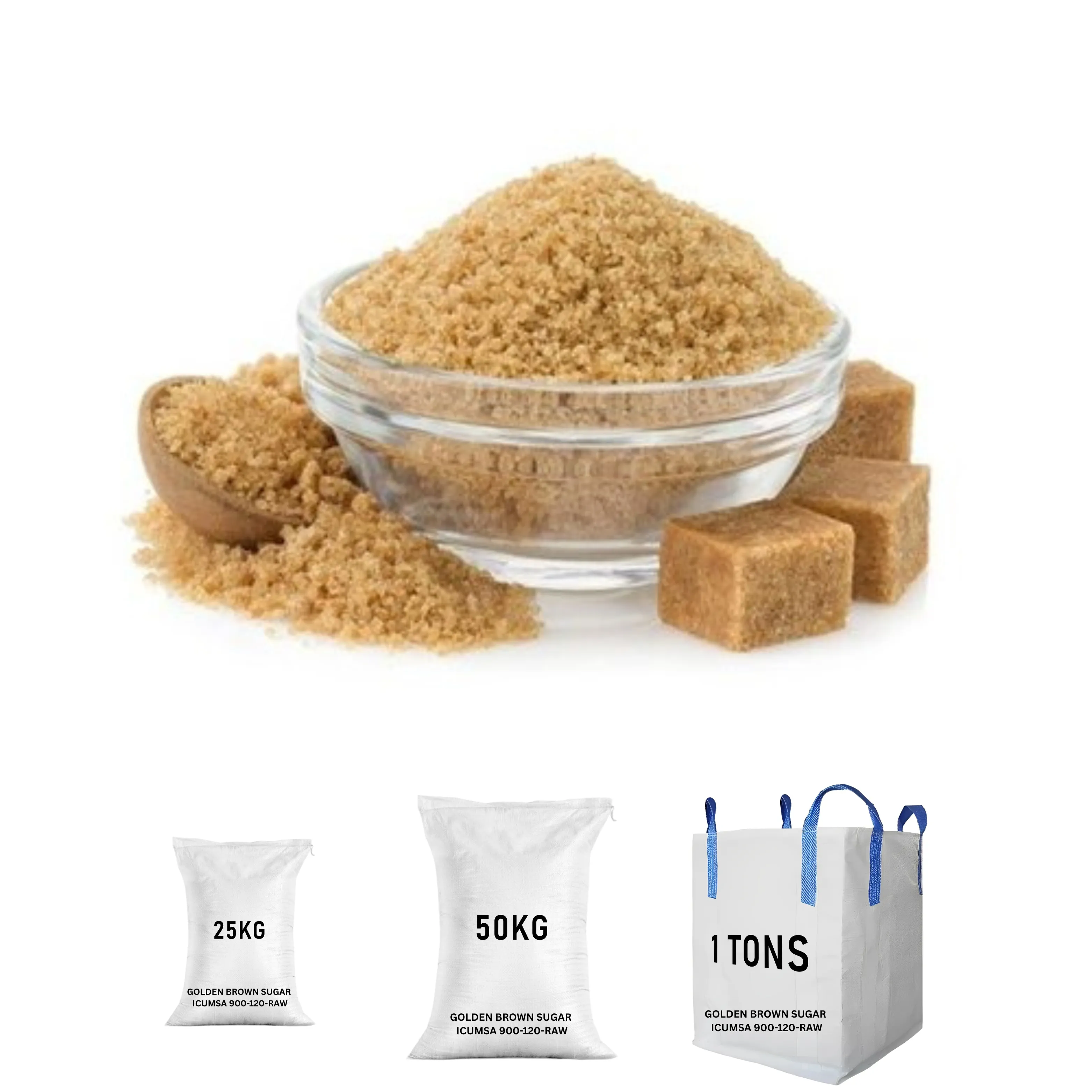 Golden Brown Sugar ICUMSA 900–1200 – Raw