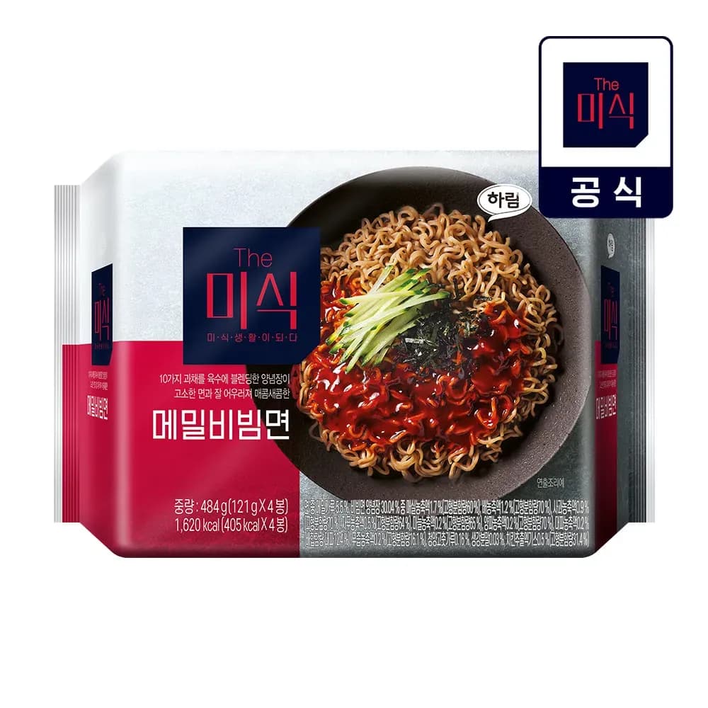 Pack de 4 Fideos Bibim de Trigo Sarraceno Misik 121g