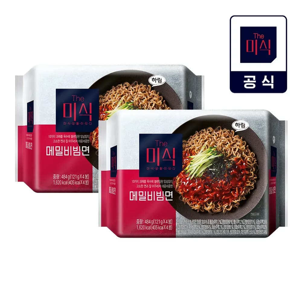 Pack de 8 Fideos Bibim de Trigo Sarraceno Misik 121g
