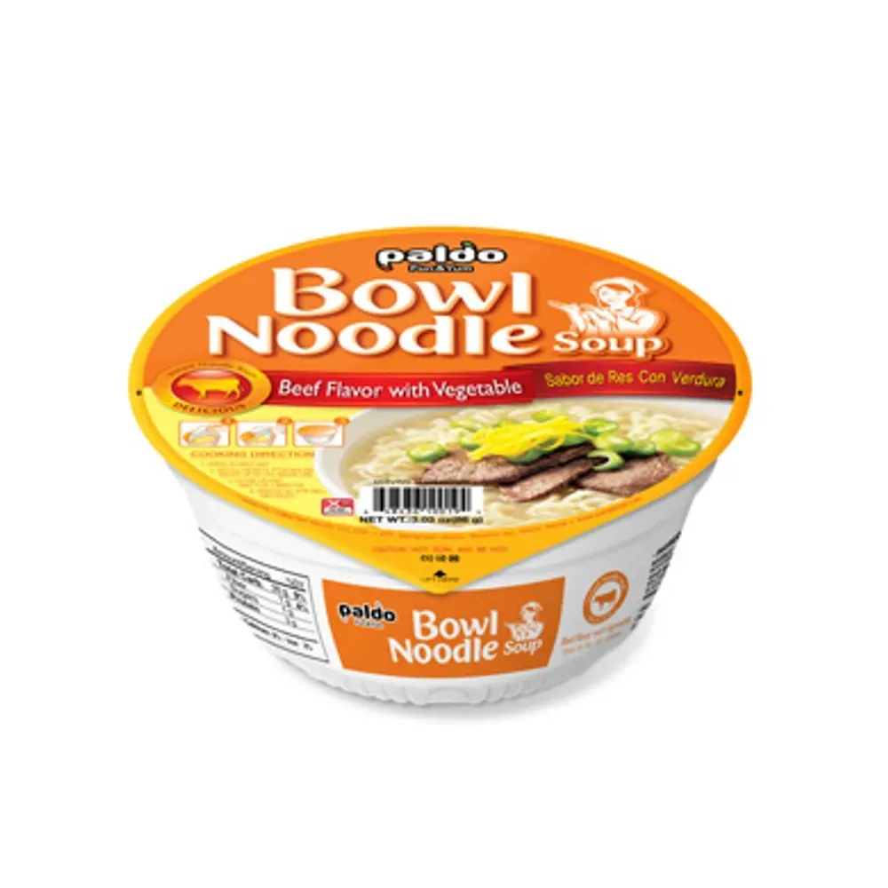 PALDO BOWL NOODLE BEEF FLAVOR & VEGETABLE