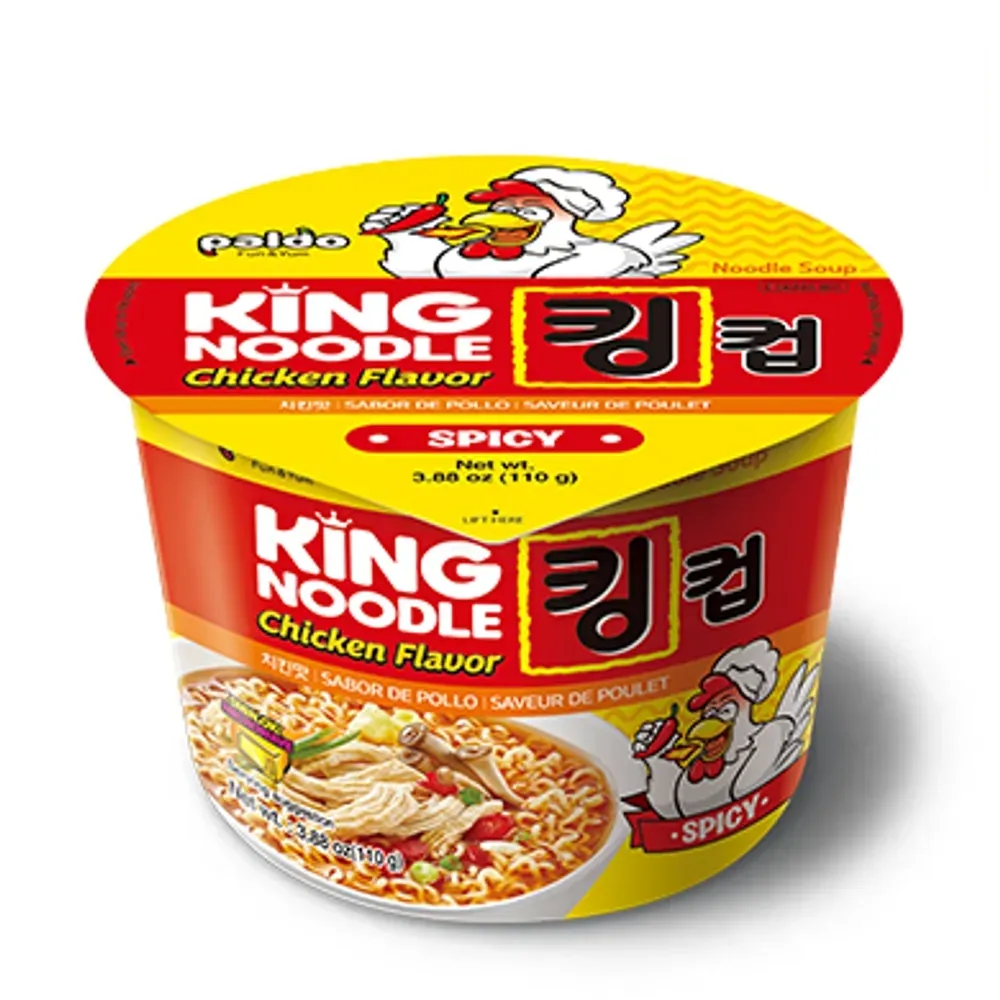 PALDO KIM CUP CHICKEN FLAVOR SPICY 