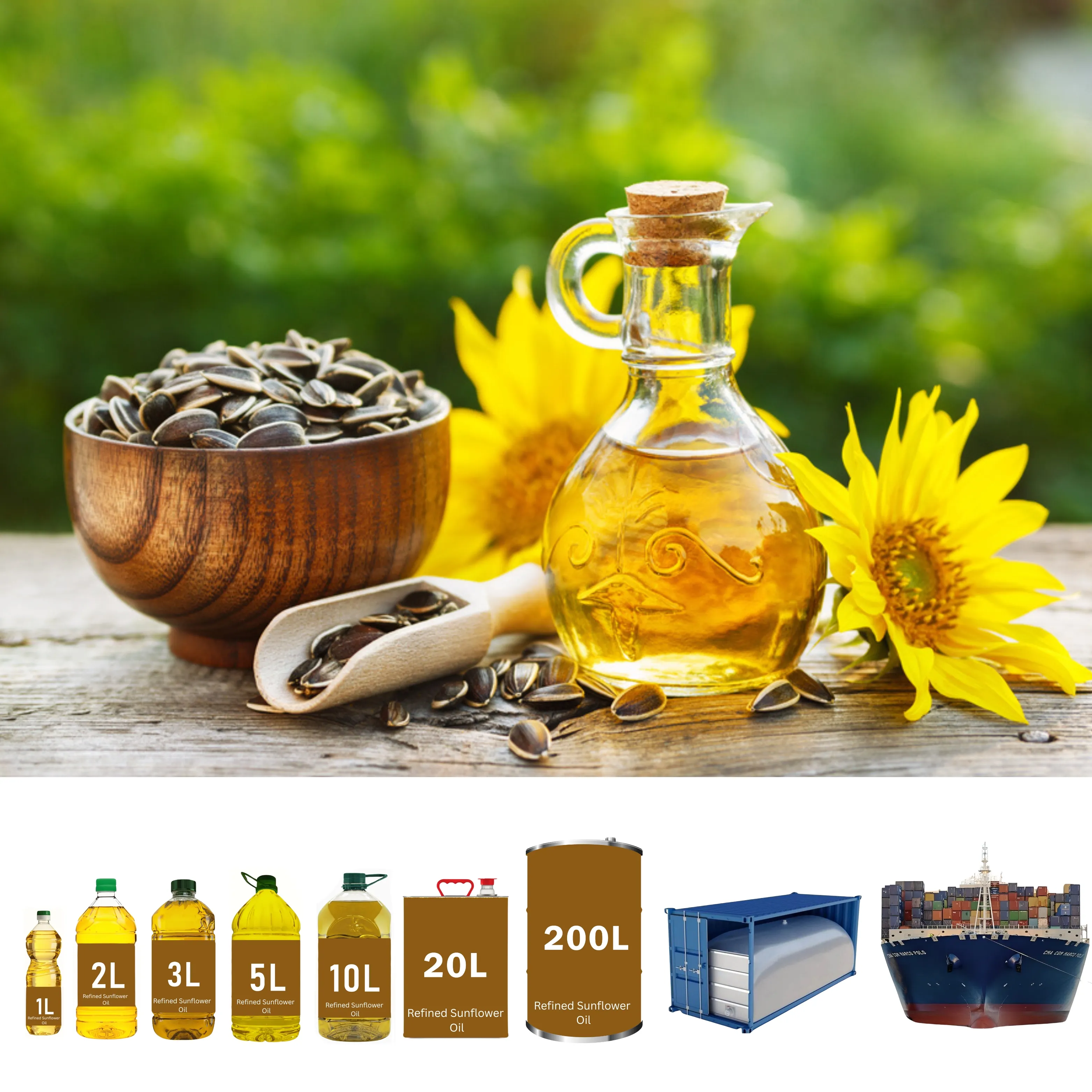 Refined Sunflower Oil – Cold-Pressed