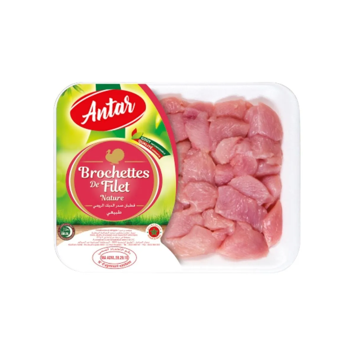 Skewers of Turkey Fillet