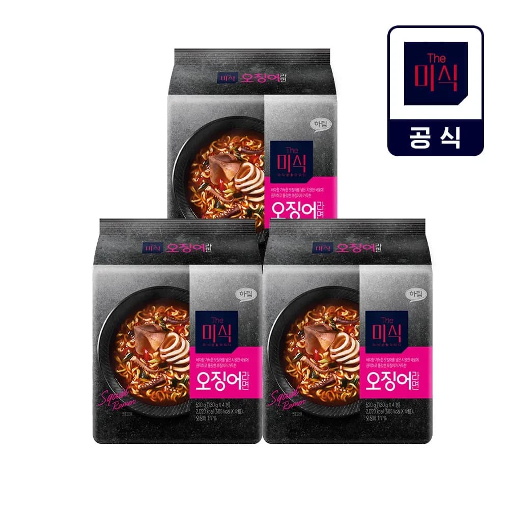 THE MISHIK The gourmet squid ramen (130g*12 pieces)