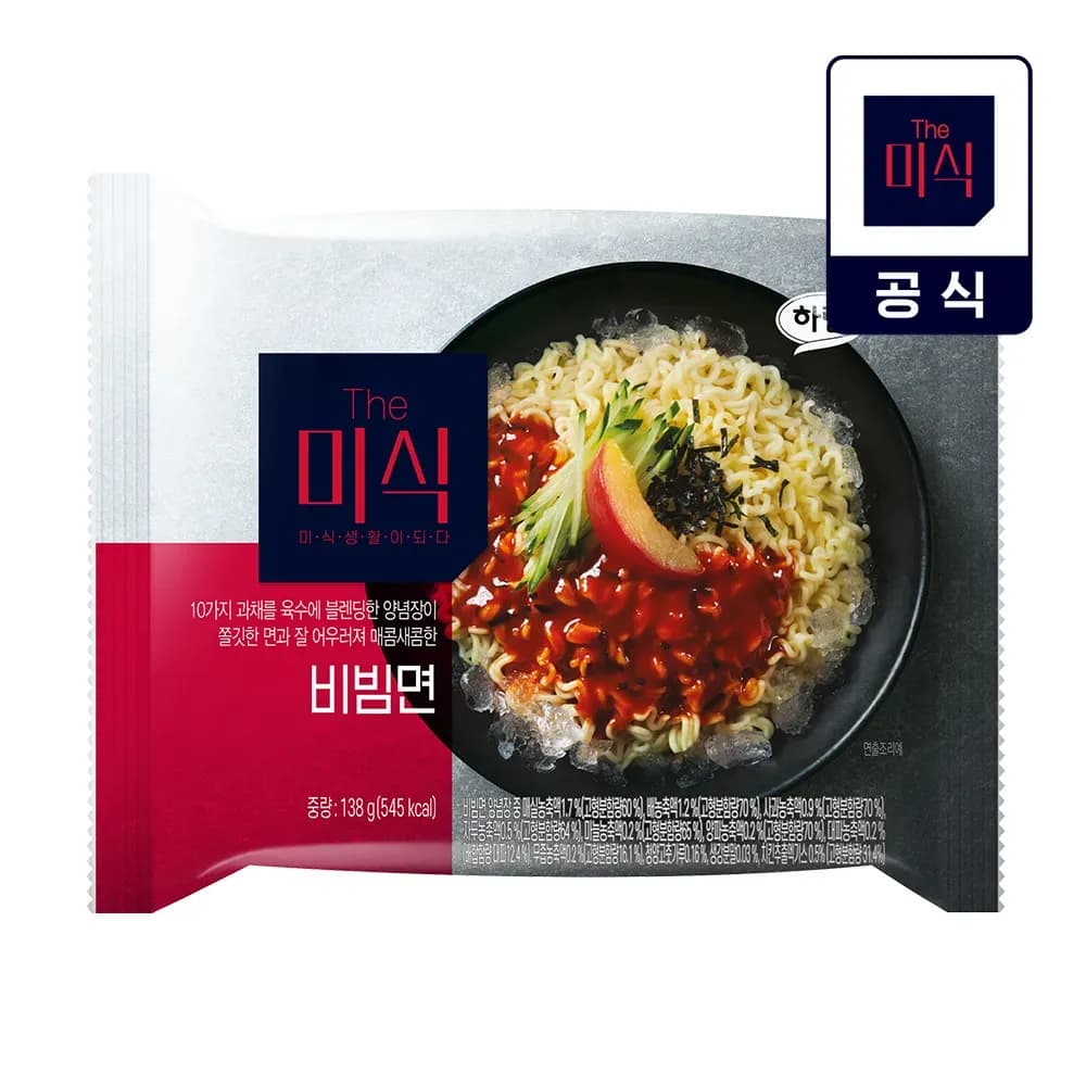 The Misik Bibim Noodles 138g 1 Pack