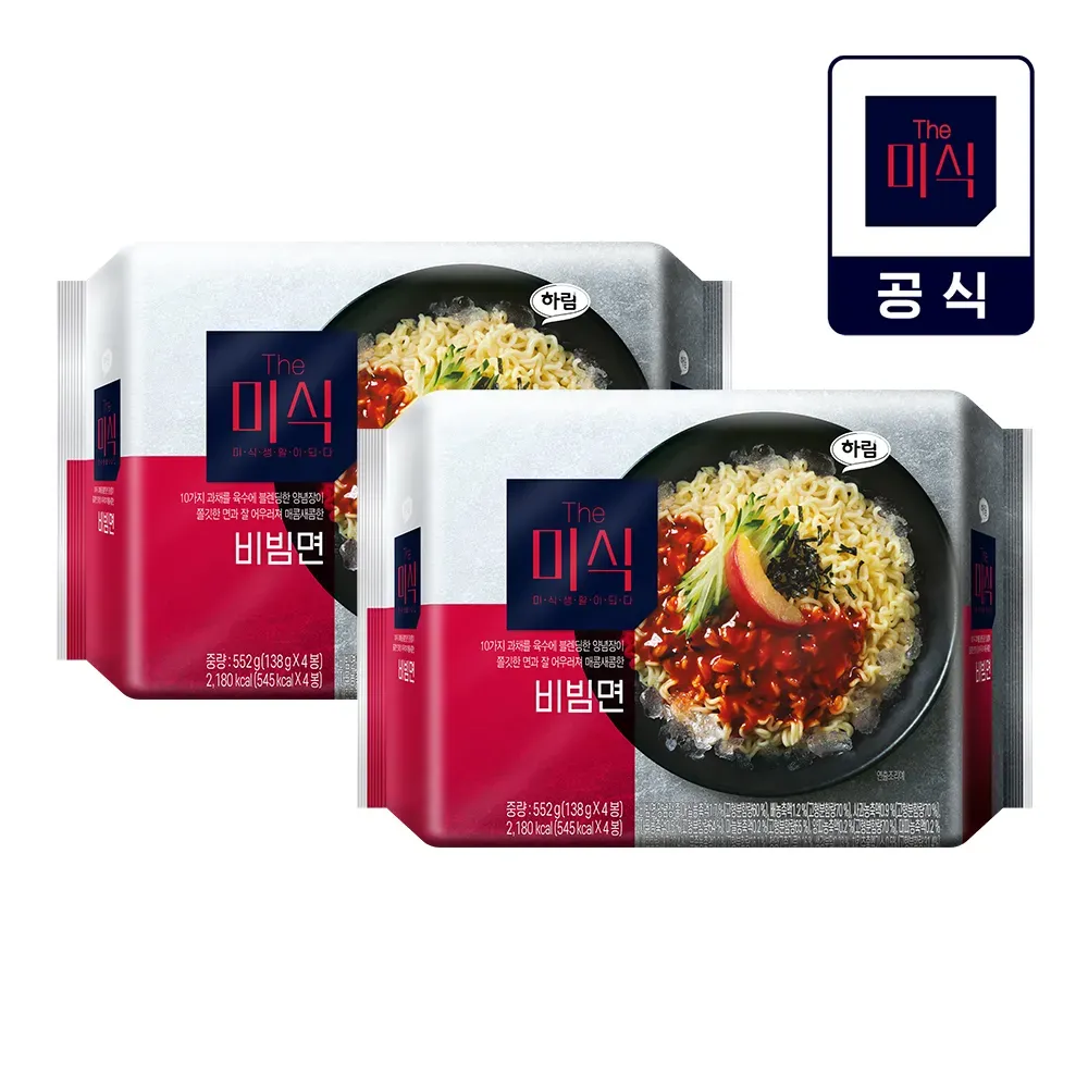 The Misik Bibim Noodles 138g 8 Packs