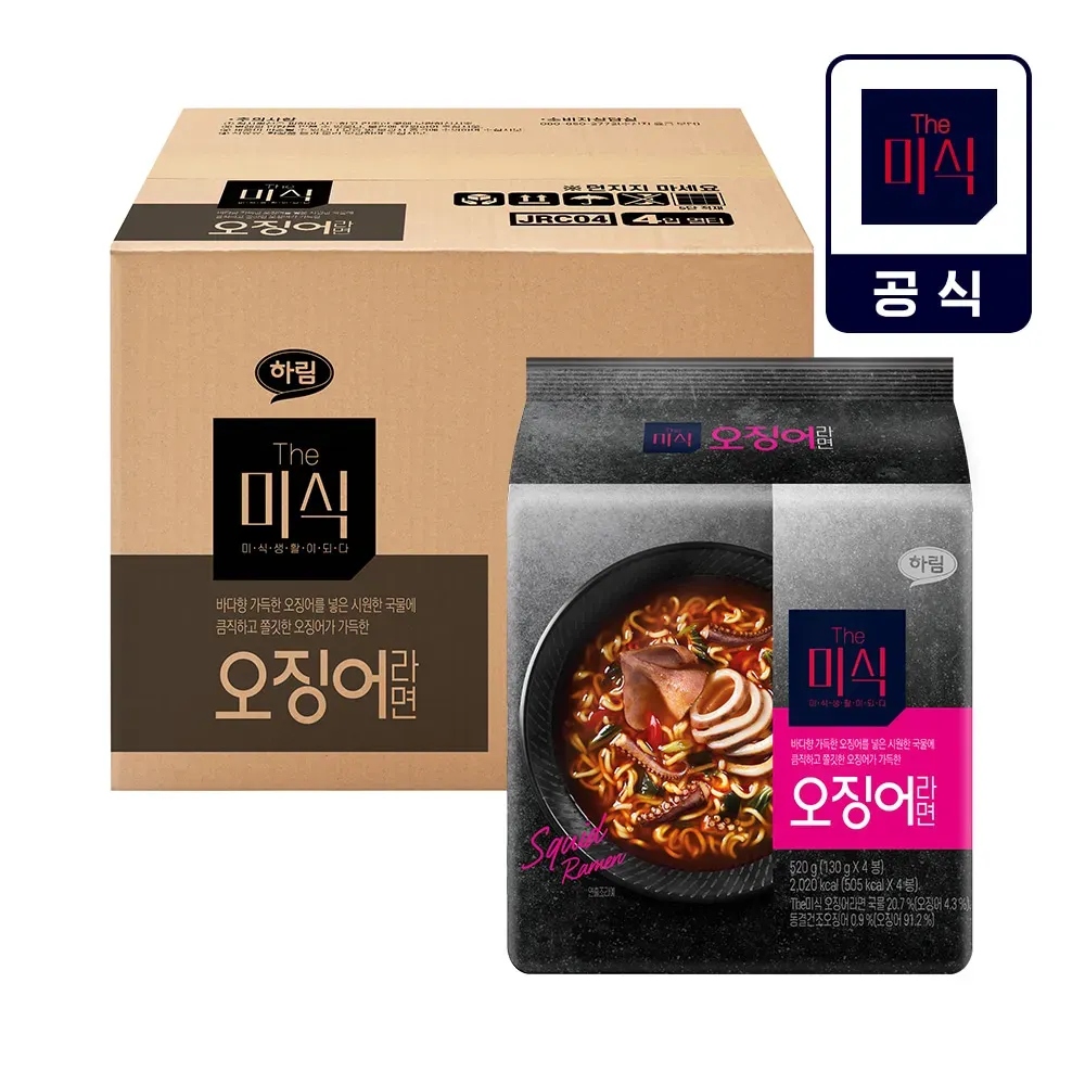 The Misik Squid Ramen (130g * 32 packs)